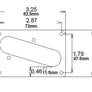 Stetsbar T-Style Pickup Plate with Riser
