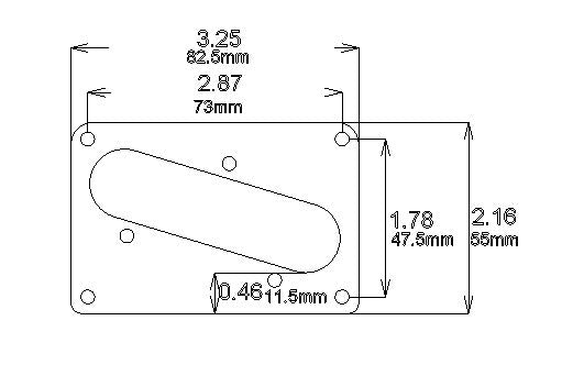 Stetsbar T-Style Pickup Plate with Riser
